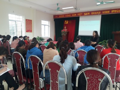 Tập huấn phòng chống dịch Covid-2019 cho CBGVNV